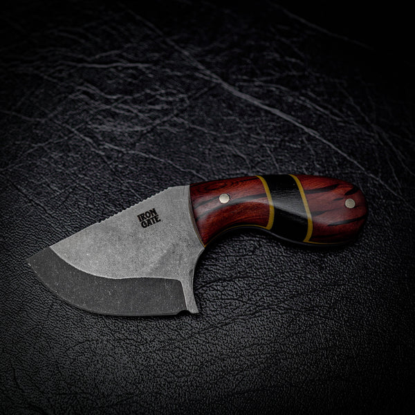Drop Bear Mini EDC Knife – 440C Stainless & Lace Sheoak