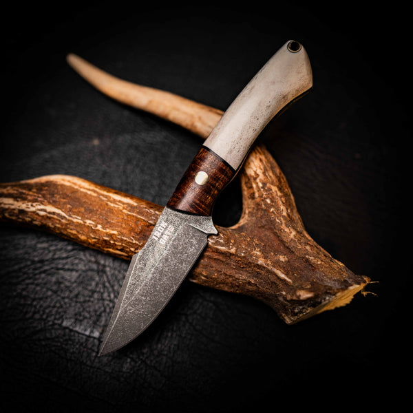 Wedgetail — Deer Antler & Ringed Gidgee (Stonewashed N690)