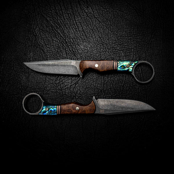 The Crow — York Gum Burl, Copper & Abalone