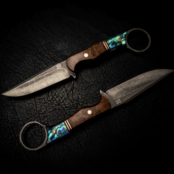 The Crow — York Gum Burl, Copper & Abalone