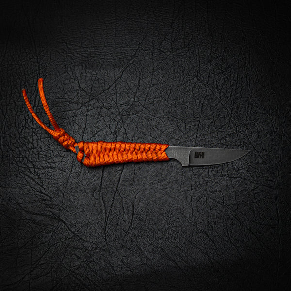 80CrV2 Paracord Utility Knife – Orange Wrap