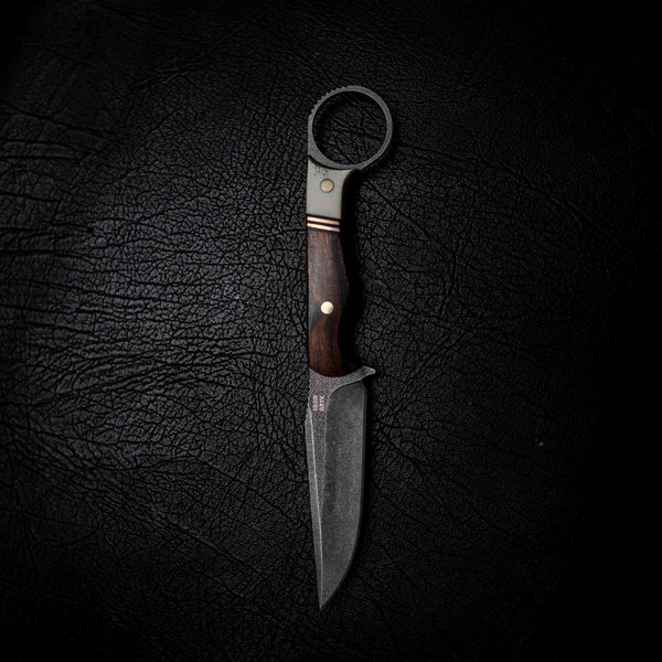 The Crow — Ringed Gidgee, Copper & Deer Antler