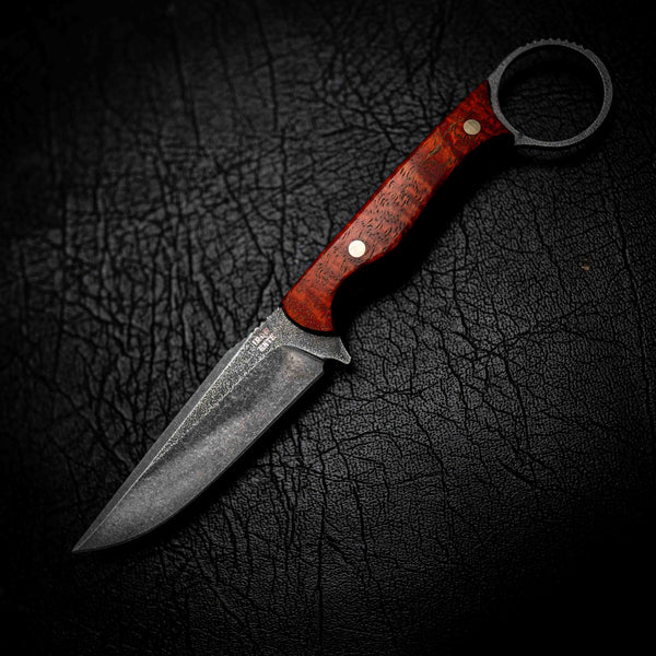 The Crow — Dyed Orange Mango Wood