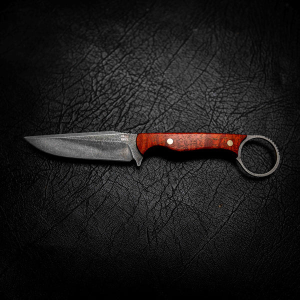 The Crow — Dyed Orange Mango Wood