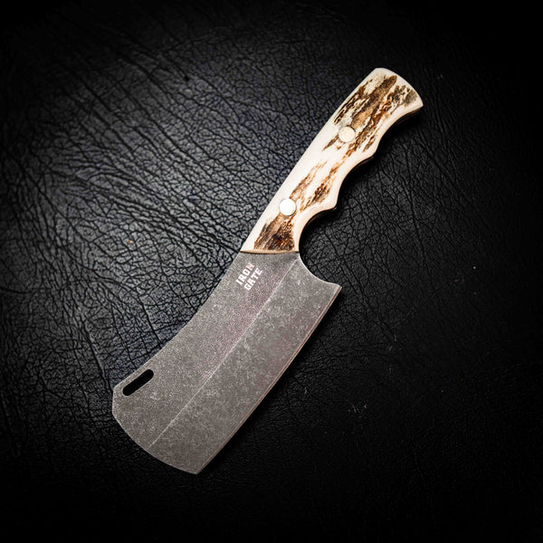 Mini Cleaver — Full Deer Antler