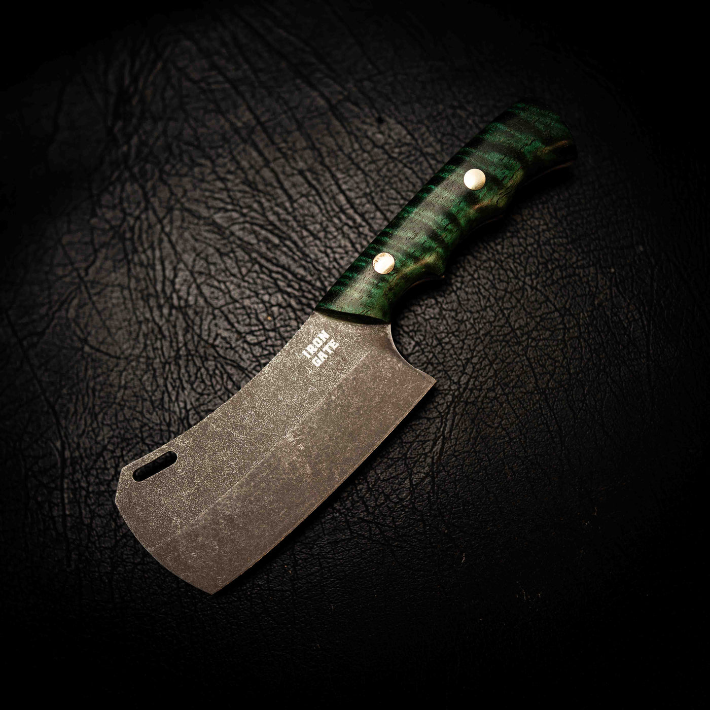Mini Cleaver — Emerald Curly Mango
