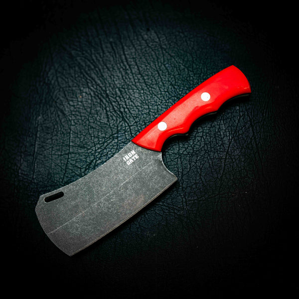 Mini Cleaver — Fluorocarbon Glow, Red