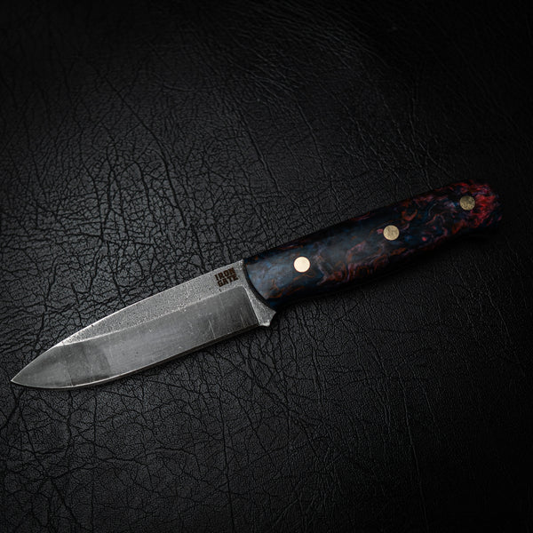 N690 Bushcraft – Pink & Blue Dyed Maple