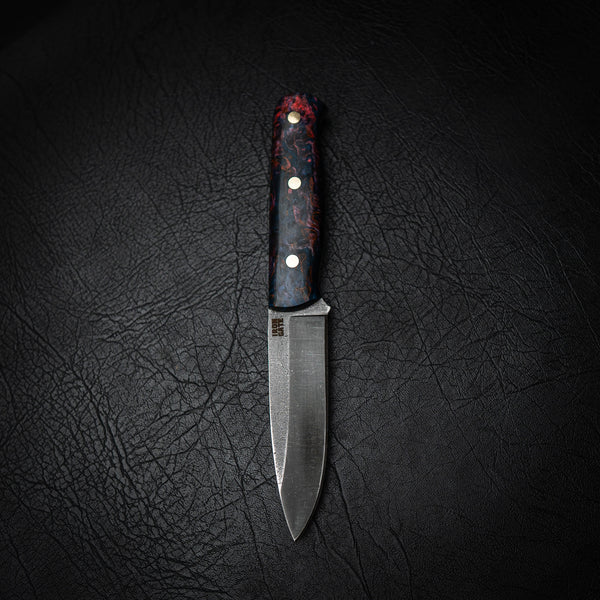 N690 Bushcraft – Pink & Blue Dyed Maple