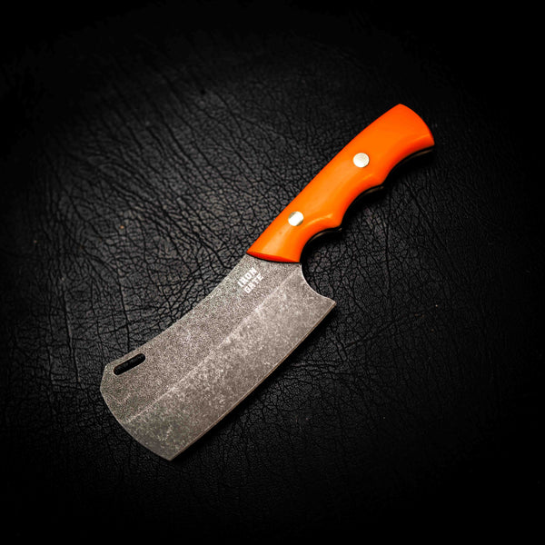 Mini Cleaver — Fluorocarbon Glow, Orange