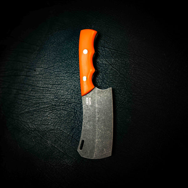 Mini Cleaver — Fluorocarbon Glow, Orange