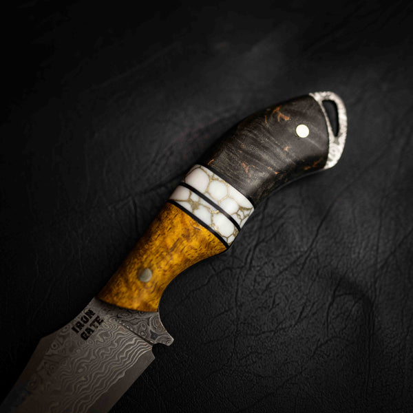 Mini Skinner — Golden Curly Mango, TruStone & Black Curly Birch