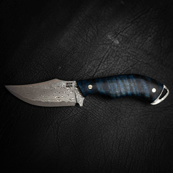Mini Skinner — Blue Dyed Curly Mango