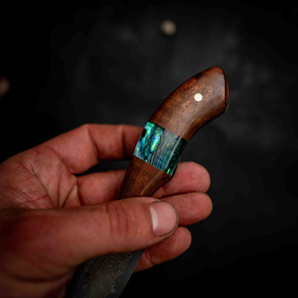 Mini Skinner — Ringed Gidgee & Abalone Inlay