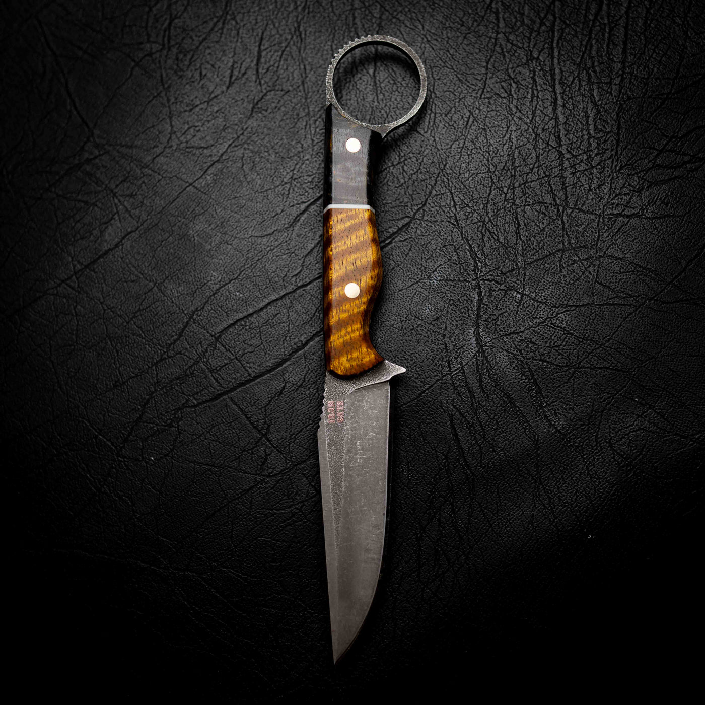 The Crow — Dyed Birch, G10 & Curly Mango