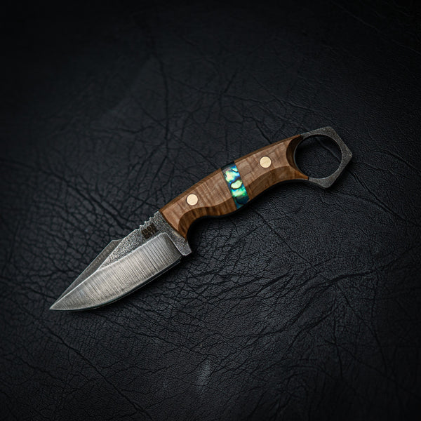 Mini Hunter – Curly Maple with Abalone Inlay