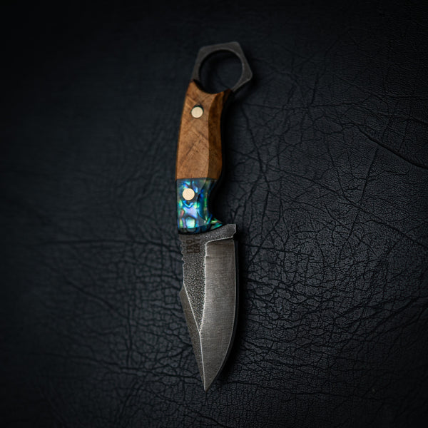 Mini Hunter – Curly Maple with Abalone Inlay