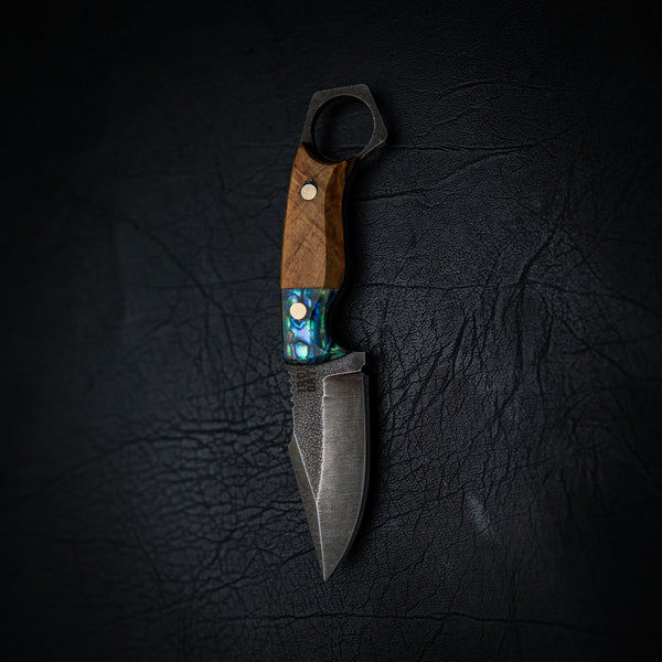 Mini Hunter – Curly Maple with Abalone Shell