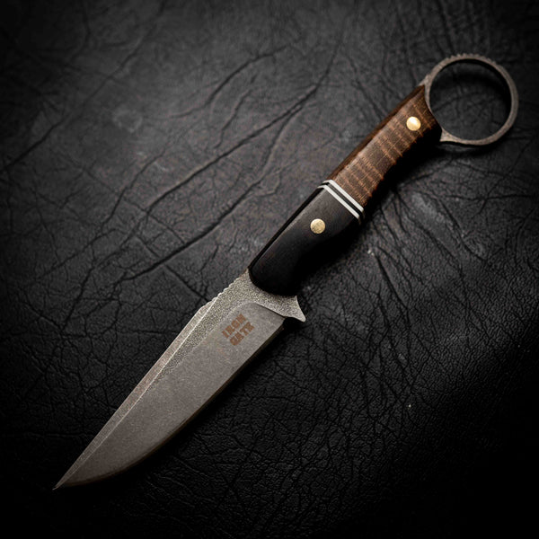 The Crow — African Blackwood, Double G10 & Curly Mango