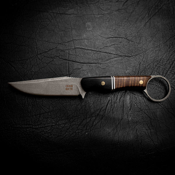The Crow — African Blackwood, Double G10 & Curly Mango