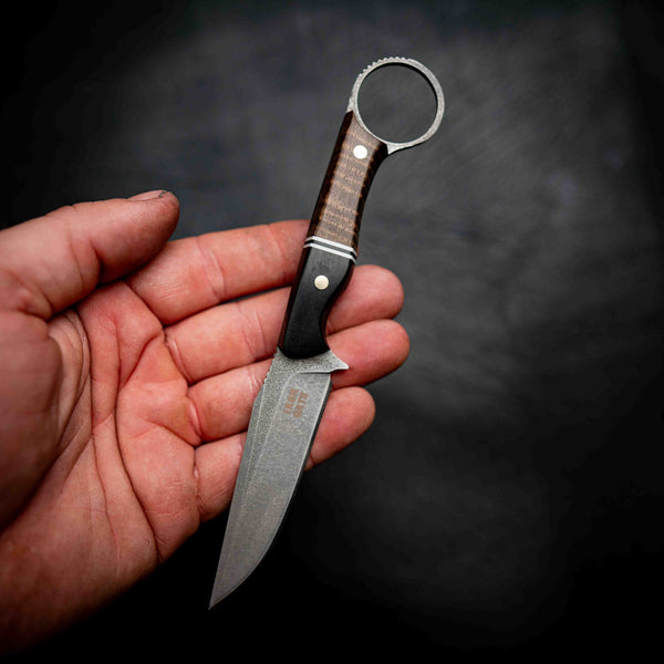 The Crow — African Blackwood, Double G10 & Curly Mango