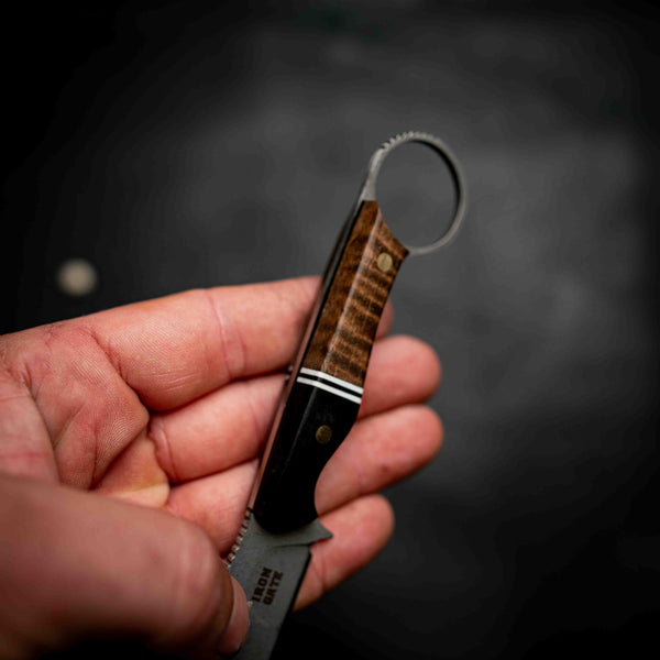 The Crow — African Blackwood, Double G10 & Curly Mango
