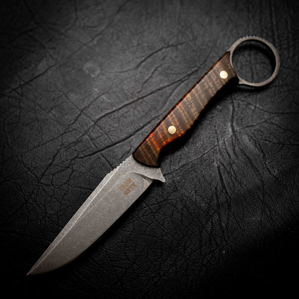The Crow — Dyed Curly Mango Wood