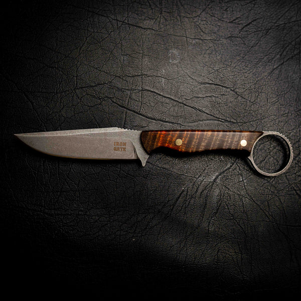The Crow — Dyed Curly Mango Wood