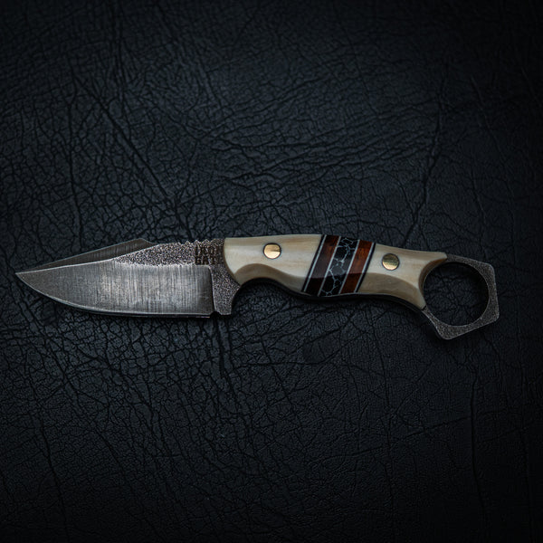 Mini Hunter – Deer Antler with Ironwood & TruStone Inlay