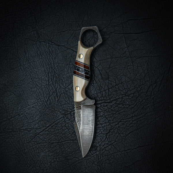 Mini Hunter – Deer Antler with Ironwood & TruStone Inlay