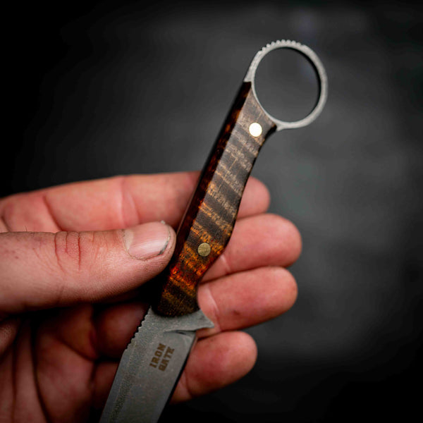 The Crow — Dyed Curly Mango Wood