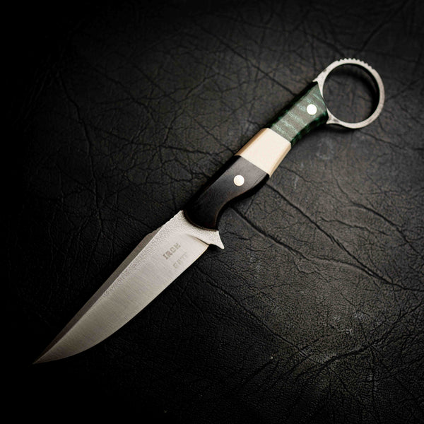 The Crow — African Blackwood, Faux Ivory & Green Curly Mango