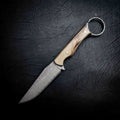 The Crow — Damascus | Full Deer Antler