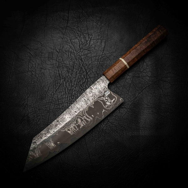 Bunka | 52100 Damascus San Mai, Tasmanian Blackwood Wa Handle