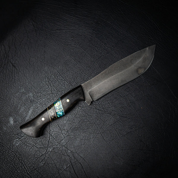 Bear Knife – African Blackwood Segmented Handle