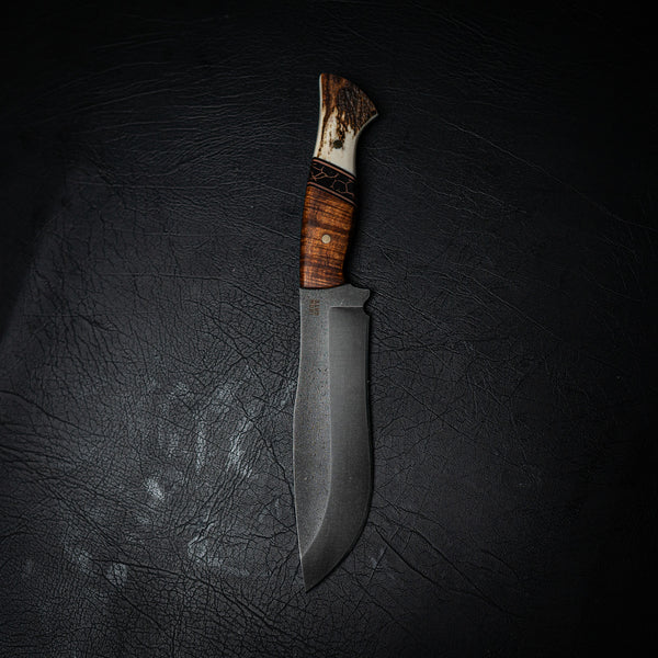 Bear Knife – Gidgee, Copper Trustone and Antler