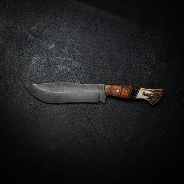 Bear Knife – Gidgee, Copper Trustone and Antler