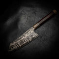Santoku | 52100 San Mai, Snakewood & White Buffalo Horn Wa Handle