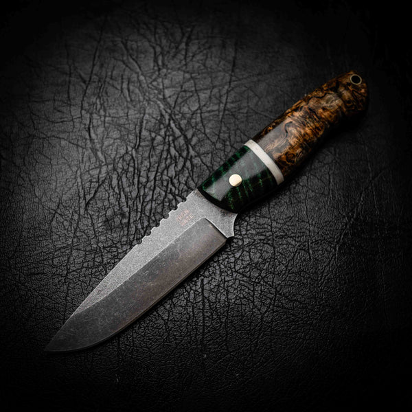 Bushcraft — Emerald Curly Mango, Bone & Curly Birch