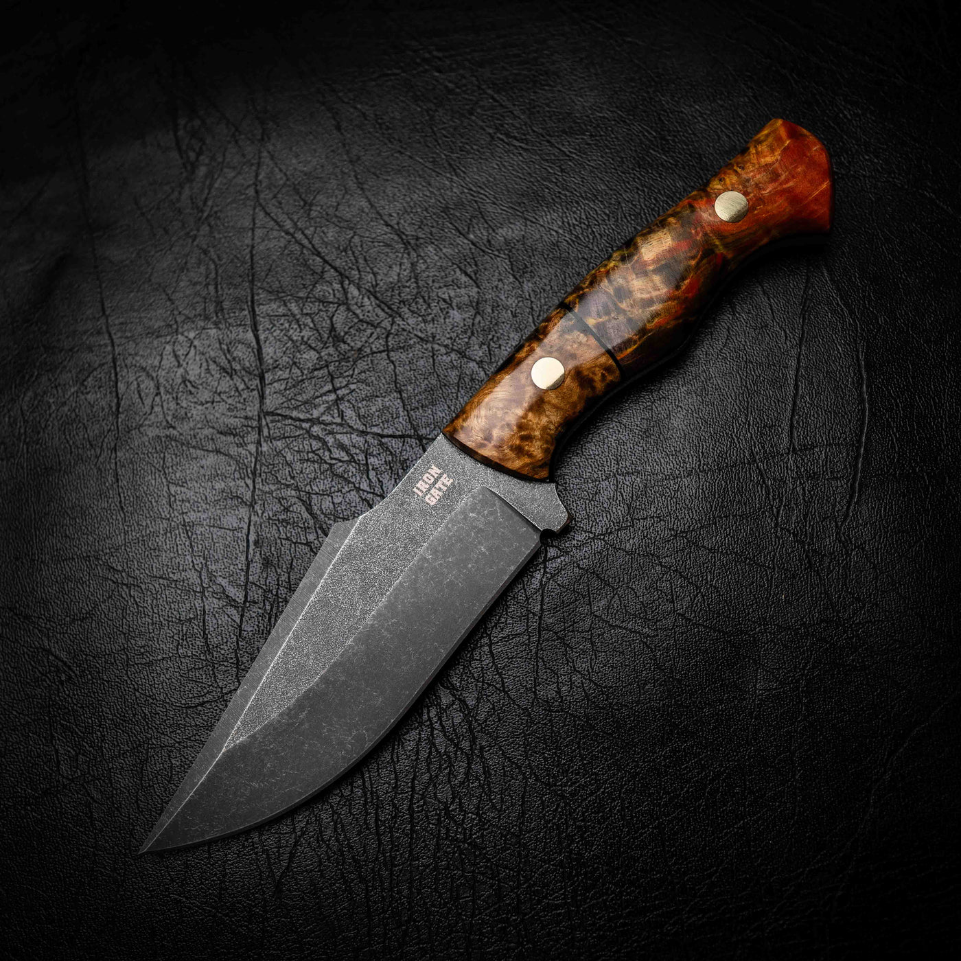 Wide Hunter — Red & Gold Curly Birch