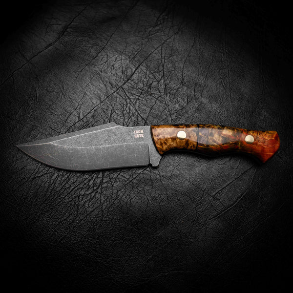 Wide Hunter — Red & Gold Curly Birch