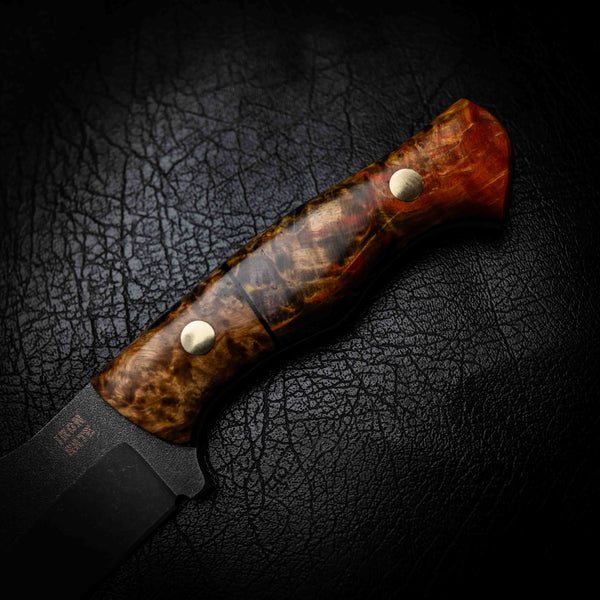 Wide Hunter — Red & Gold Curly Birch