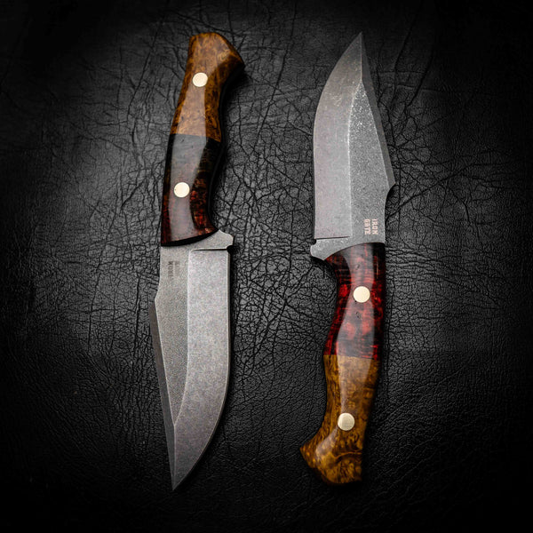 Wide Hunter — Red, Black & Golden Dyed Birch