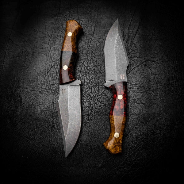 Wide Hunter — Red, Black & Golden Dyed Birch