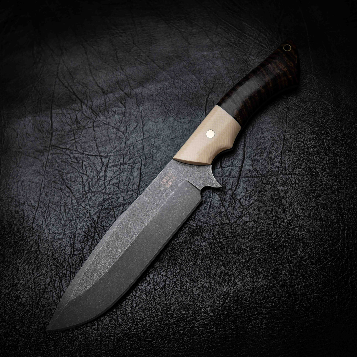 Small Bowie — Faux Ivory & Curly Mango