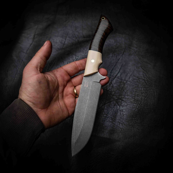 Small Bowie — Faux Ivory & Curly Mango