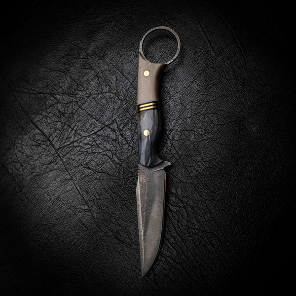 The Crow — Mammoth Ivory, Double Brass & Deer Antler