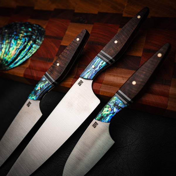 Kitchen Series 3-Piece Set – Abalone Shell & Ringed Gidgee