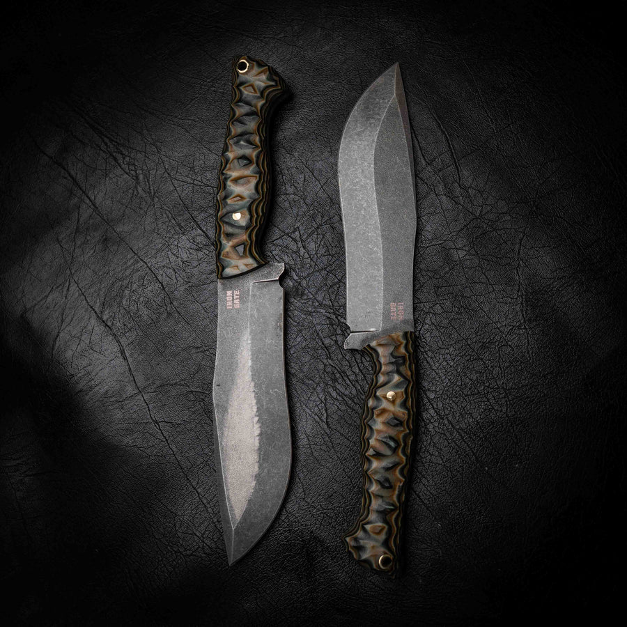 Bear Knife — Camo G10, Rock Face