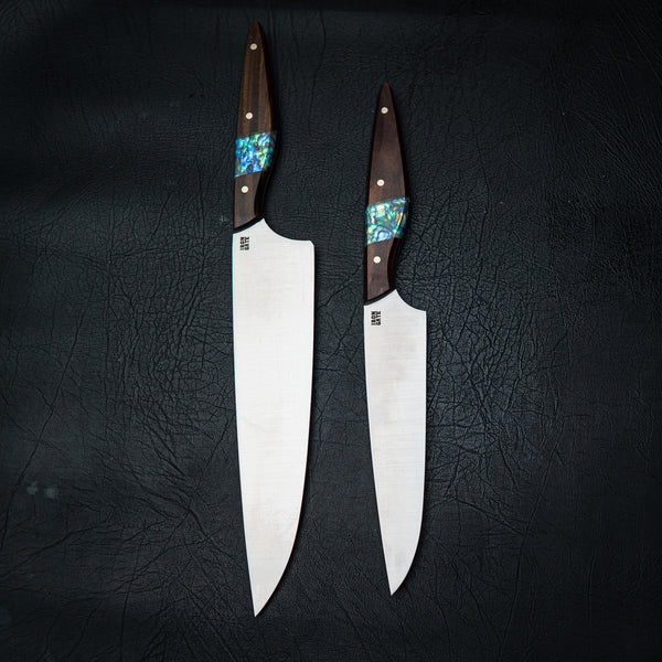 Kitchen Series 2-Piece Set – Walnut with Abalone Inlay